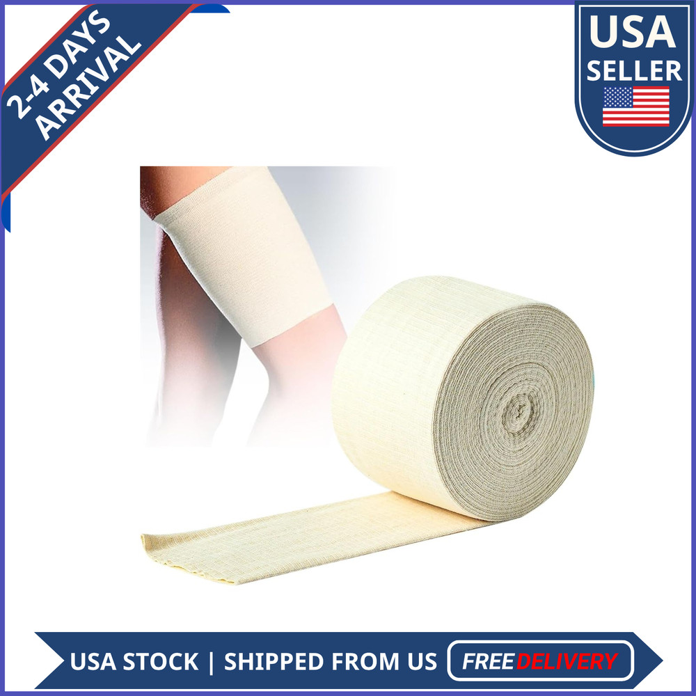 Elastic Tubular Support Bandage Size F Cotton Stockinette Compression Roll