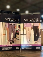 Sigvaris Select Comfort 30-40 mmHg Medical Compression THIGH HIGH w/Stay up band