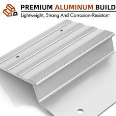 Heavy Duty 2×8 Aluminum Loading Ramps for Trucks & Motorcycles Heavy Duty Ends