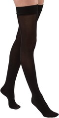 JOBST Relief Petite Thigh High Dot Band Closed Toe 20-30mmHg (Black) X-Large