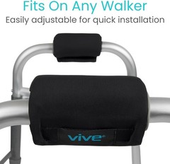Latex-Free Walker Handle Pads – Easy Installation with Hook and Loop Closure