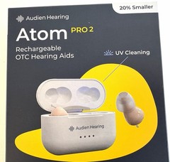 Audien Atom Pro 2 Rechargeable Hearing Aids NEW SEALED 1 Pair
