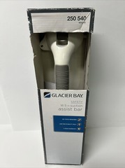 Glacier Bay White Safety 16.5 in Suction Assist Bar