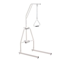 VEVOR Trapeze Bar for Bed Mobility 250LBS Bed Trapeze with Clamp and Floor Stand