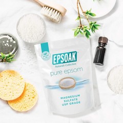 Epsoak Epsom Salt 5 Lb. Magnesium Sulfate Usp. Resealable Epsom Salt Bag