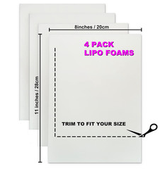 4 Pack Lipo Foam Post-Surgical Ab Board Flattening Abdominal Compression Board f