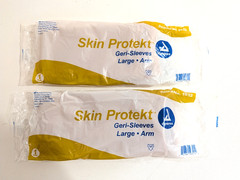 Large 2 PAIR Arm Sleeves Protective Skin Cover for IV Wounds and Gardening 11″
