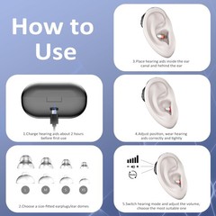 Wlu Hearing Aids Rechargeable Hearing Aids For Seniors Moderate Hearing Loss
