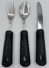 Vive Adaptive Utensil set fork spoon knife arthritis parkinsons hand tremors