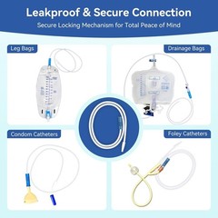 10 Pack 40-Inch Kink-Resistant Leg Bag Extension Tubing – Comfort & Reliability