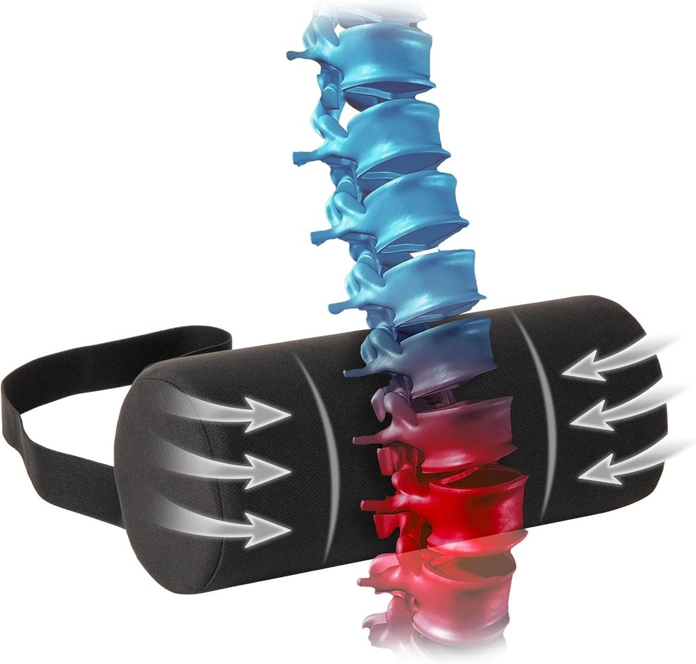 The Original McKenzie Lumbar Roll by OPTP – Firm Density – USA-made Low Back