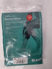 Juzo Donning Gloves Latex Free Size Large Black