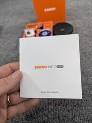 Eargo Neo HiFi ITC Hearing Aids With Rechargeable Case USB Cable READ DESCRIPT