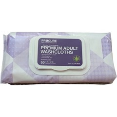 ProCure Premium Adult Washcloths PC263S 8 in x 10 in 50 count exp: 11/2027
