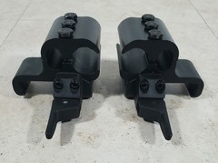 (Pair) Quickie SR45 Tilt in Space Manual Wheelchair Armrest Mount Brackets