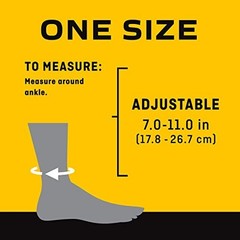 Adjustable Ankle Support Neoprene Brace Moderate Compression Stiff Sore Injury