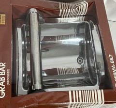 Vintage NOS Perma-Bilt Recessed Soap Holder & Utility Grab Bar Polished Chrome