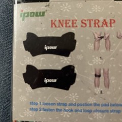 IPOW 2 Pack Knee Pain Relief & Patella Stabilizer Knee Strap Brace Support