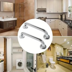 Stainless Steel Grab Bar Bathroom Safety Handicap Shower Tub Handle Support LOT