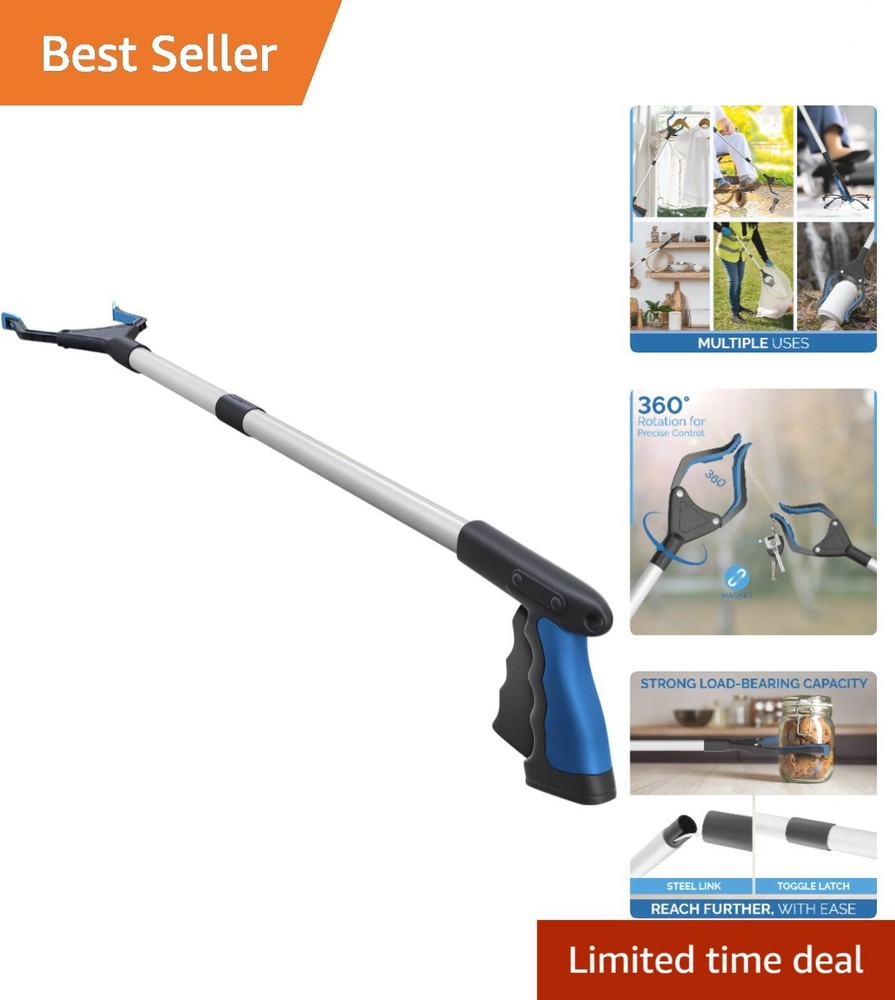 2024 Upgrade PowerGrip T9 Grabber Reacher Tool – 32″ with Extra Strength Grip
