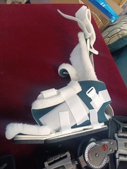 Anatomical Concepts Inc. Adjustable Leg Foot Orthosis Brace White Teal 61413