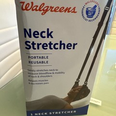 Walgreens Neck Stretcher Portable Reusable Adjustable Strap NEW IN BOX