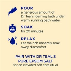 Dr Teal’S Dr Teals Foaming Bath Pure Epsom Salt Prebiotic Lemon Oils 34 Fl Oz