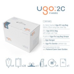 Ugo 4 Weeks – 1 Month of Urology Supplies Including 4 Leg Bags, 28 Night Bags…