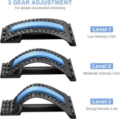 Back Stretcher Pain Relief Multi-Level Support Board for Lower Upper Spine