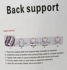 Back Support Brace support Band waist 31-36 inches New In Box