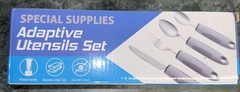 Adaptive Utensils Set – Knife, Fork, Spoon & Soup Spoon – Tremors Elderly Autist