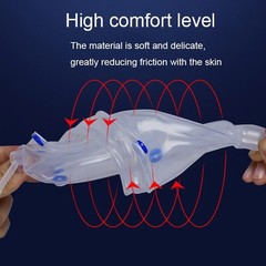 Male Wearable Incontinence Pants Silicone Urine Funnel Collector Urinal Leg Bag