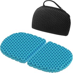 Foldable Gel Seat Cushion for Travel, Portable Chair Cushion of Airy Cooling Gel