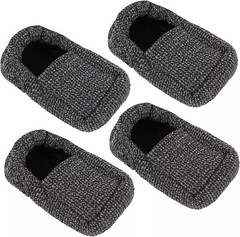 Walker Ski Glide Covers 4 PCS – Heavy Duty Removable Padded Replacement Caps- Un