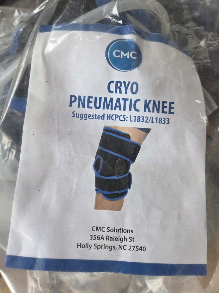 CMC Cryo Pneumatic Knee Set HS Cold Compression Therapy Brace L1832 L1833 NEW