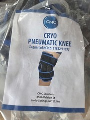 CMC Cryo Pneumatic Knee Set HS Cold Compression Therapy Brace L1832 L1833 NEW