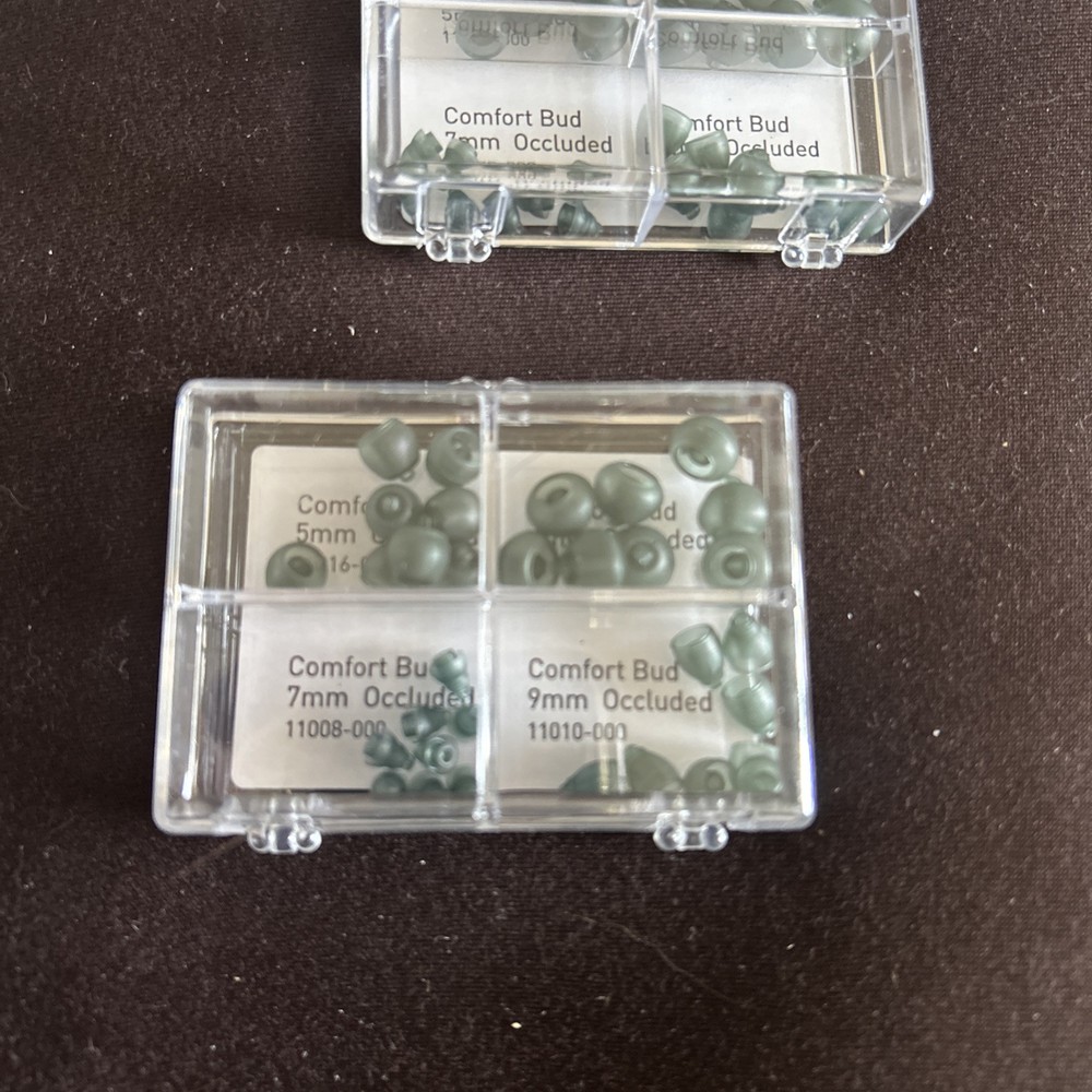 Occluded (closed) Comfort Bud Dome variety pack Starkey Hearing Aids US Seller