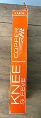 Copper Fit Freedom Copper Infused Compression Sleeves Knee Sleeve Large-new