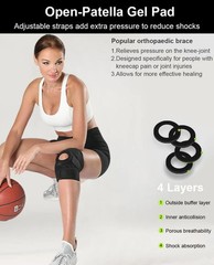 Knee Brace for Women Men with Side Stabilizers, 2 Pack Knee Braces