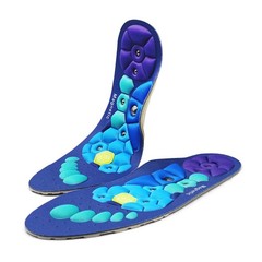Magnetic Acupressure Insoles，Orthopedic Insoles，Relieve Tired S-US(6-9), Blue