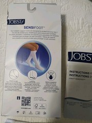 2 New Still In The Box Jobst Diabetic Senstfoot Support Socks Size M
