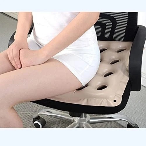 Inflatable Seat Cushion 17×17 for Pressure Relief, Wheelchair Air Waffle Pad