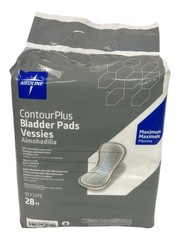 2 PACKS Medline Contour Plus Bladder Pads 56 TOTAL PADS – NEW
