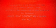 Camel Cigarettes Microwavable Seat Cushion Bright Orange Vintage GrandpaCore
