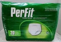 Incontinence Underwear – Sz Medium, Bag of 20 (PF-512) Unisex