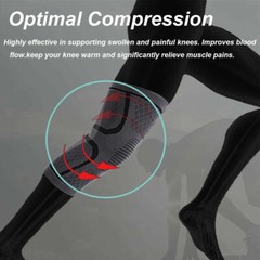 Knee Compression Brace Sleeve Support Sports Joint Injury Pain Relief Arthritis