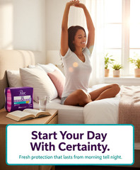(Pack of 2) Poise Incontinence Pads, 3 Drop Moderate Absorbency, 20 Pads