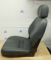 Folding 18″ Seat w/ Telescoping Headrest for RASCAL Power Chairs — GRAY Cushion