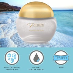 Premier Dead Sea Salt Scrub For Body Hands And Feet Exfoliating Jojoba Oil And