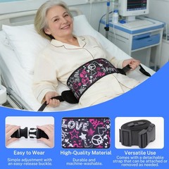 Restraint Strap for Bed and Wheelchair, Adjustable Anti-Fall Safety Strap, Wh…